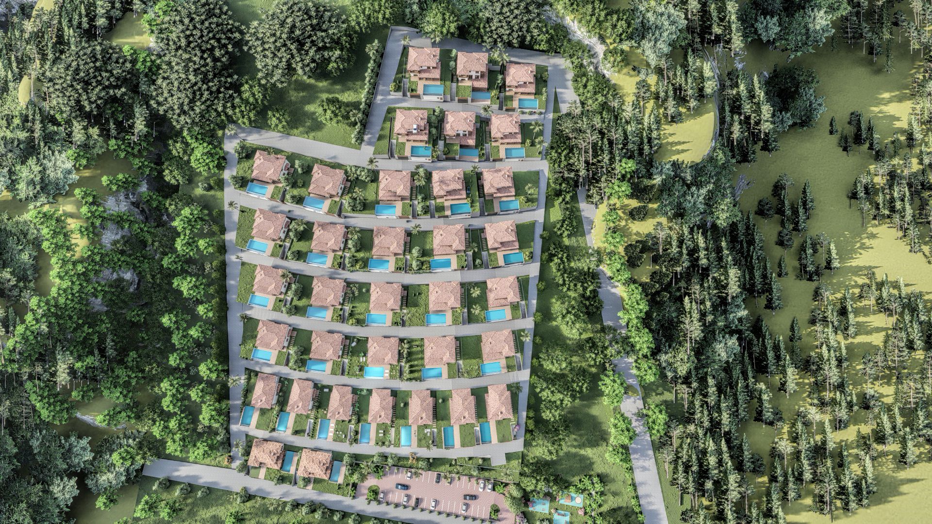 Villa dış görünüm